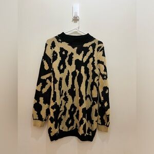 SHEIN Cheetah Sweater